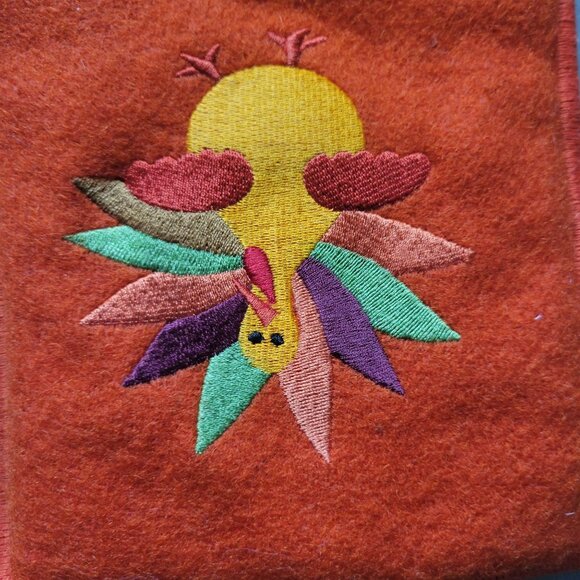 Turkey Felt Oven Mitt By Crate & Barrel - Orange - Picture 2 of 4